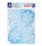 Картинка Наклейка на окно Золотая сказка Морозные узоры 4 591226