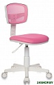 Кресло детское Бюрократ CH-W299/PK/TW-13A (розовый/белый)
