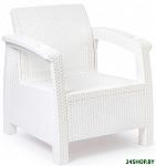 Картинка Кресло Альтернатива Ротанг-плюс М8417 (белый)