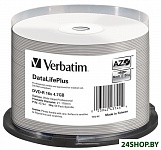 Картинка Диски Verbatim DataLifePlus DVD-R 4.7GB 16x 50 шт. (43744)