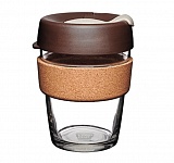 Картинка Многоразовый стакан KeepCup Brew Cork M Almond 340мл (коричневый)