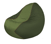 Картинка Бескаркасное кресло Flagman Classic К2.1-219 (оливковый/темно-оливковый)