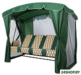 Садовые качели Arno-Werk Оазис Люкс Плюс 2016-КД-40/Л Плюс (зелёный)