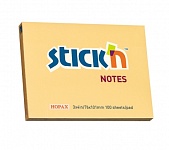 Картинка Блок самоклеящийся бумажный Stickn Hopax 21392 (оранжевый)