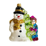 Картинка Игрушка Greenterra Снеговик с елкой