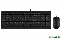 Картинка Клавиатура + мышь A4Tech Fstyler F1512 (черный)