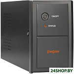 Картинка Источник бесперебойного питания ExeGate BNB-850.LED.AVR.EURO.RJ.USB EP285474RUS