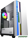 Корпус GameMax Brufen C3 WB (белый/голубой)