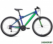 Картинка Велосипед Forward Flash 26 1.0 р.19 2020 (синий/зеленый)