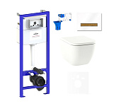 Картинка Унитаз Lavinia Boho Relfix One 7 в 1 75110060 (белый/светлое дерево стекло)