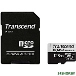 Картинка Карта памяти Transcend microSDXC 330S 128GB (с адаптером)