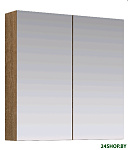 Картинка Шкаф с зеркалом для ванной AQWELLA МС.04.07/DS