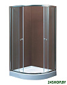 Душевой уголок Coliseum Minor T-80 80x80 (тонированное стекло)