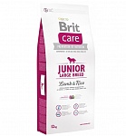 Картинка Сухой корм для собак Brit Care Junior Large Breed Lamb & Rice 12 кг