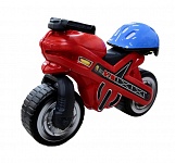Картинка Каталка-мотоцикл Полесье МХ (со шлемом) (46765)