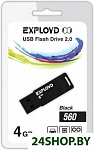 Картинка USB флэш-накопитель EXPLOYD 4GB 560 черный