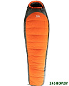 Спальный мешок кокон Tramp Oimyakon T-Loft Compact TRS-048C-LT (левая молния, оранжевый/серый)