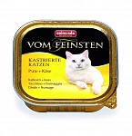 Картинка Консервированный корм для кошек Animonda Vom Feinsten Castrated с индейкой и сыром (0,1 кг)