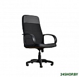 Картинка Кресло OFFICE-LAB кресло КР58 (эко кожа черная/ткань черная)