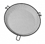 Картинка Сито для прикормки Lorpio 004342 (круглое, 33 см)