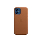 Картинка Чехол Apple MagSafe Leather Case для iPhone 12 mini (золотисто-коричневый)