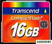 Картинка Карта памяти Transcend 133x CompactFlash 16 Гб (TS16GCF133)
