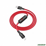Картинка Кабель Hoco S13 Lightning (красный)
