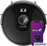 Картинка Пылесос-робот IBoto Smart C820W Aqua (черный)