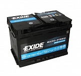 Картинка Автомобильный аккумулятор Exide Hybrid AGM EK700 (70 А/ч)