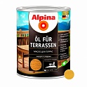 Масло Alpina Oel Fuer Terrassen 750 мл (темный)