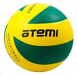 Картинка Мяч Atemi Tornado PVC (желтый/зеленый)