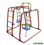 Картинка Детский спортивный комплекс Формула здоровья Игрунок Т плюс красный-радуга