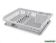 Картинка Сушилка ЭЛЬФПЛАСТ Rondo EP386-6 (серый)