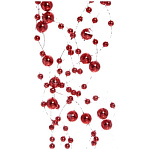 Картинка Бусы Серпантин на ёлку роса 2 м (красный) 201-0449