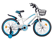 Картинка Детский велосипед Mobile Kid Slender 20 (белый/голубой)