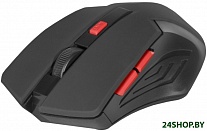 Картинка Компьютерная мышь Defender Accura MM-275 (черный/красный)