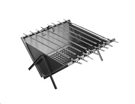 Картинка Мангал-дипломат Maclay 5137754 (8 шампуров, в сумке)