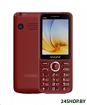 Картинка Мобильный телефон Maxvi K15n (винный красный)