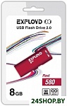 Картинка USB флэш-накопитель EXPLOYD 580 8GB (красный)
