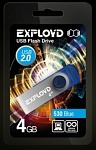 Картинка USB флэш-накопитель EXPLOYD 4GB 530 синий