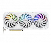 Картинка Видеокарта ASUS ROG Strix GeForce RTX 3080 V2 White OC Edition 10GB GDDR6X