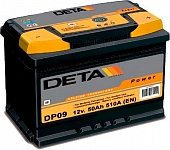 Картинка Автомобильный аккумулятор DETA Power DB451 (45 А·ч)