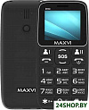 Кнопочный телефон Maxvi B110 (черный)