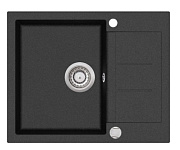 Картинка Кухонная мойка AquaSanita Tesa SQT102AW (black metallic 601)