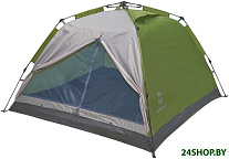 Треккинговая палатка Jungle Camp Easy Tent 3 (зеленый/серый)