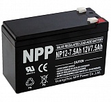 Картинка Аккумулятор для ИБП NPP NP 12-7.5 (12В/7.5 А·ч)