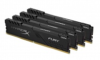 Картинка Оперативная память HyperX Fury 4x8GB DDR4 PC4-27700 HX434C16FB3K4/32