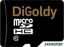 Картинка Карта памяти DiGoldy microSD (Class 10) 8GB [DG008GCSDHC10-W/A-AD]