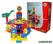 Картинка Игровой набор Полесье Паркинг 4-уровневый с автомобилями (в коробке) (37855)