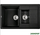 Картинка Кухонная мойка ZorG Luka 101 (черный опал)